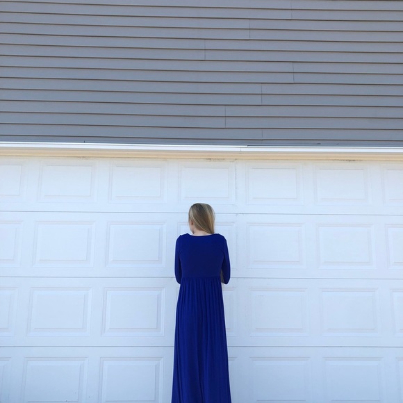 SOLD | Royal-Blue Maxi Dress | - Picture 3 of 3
